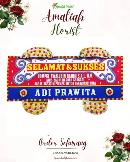 Papan Bunga Ucapan Selamat Pajintan